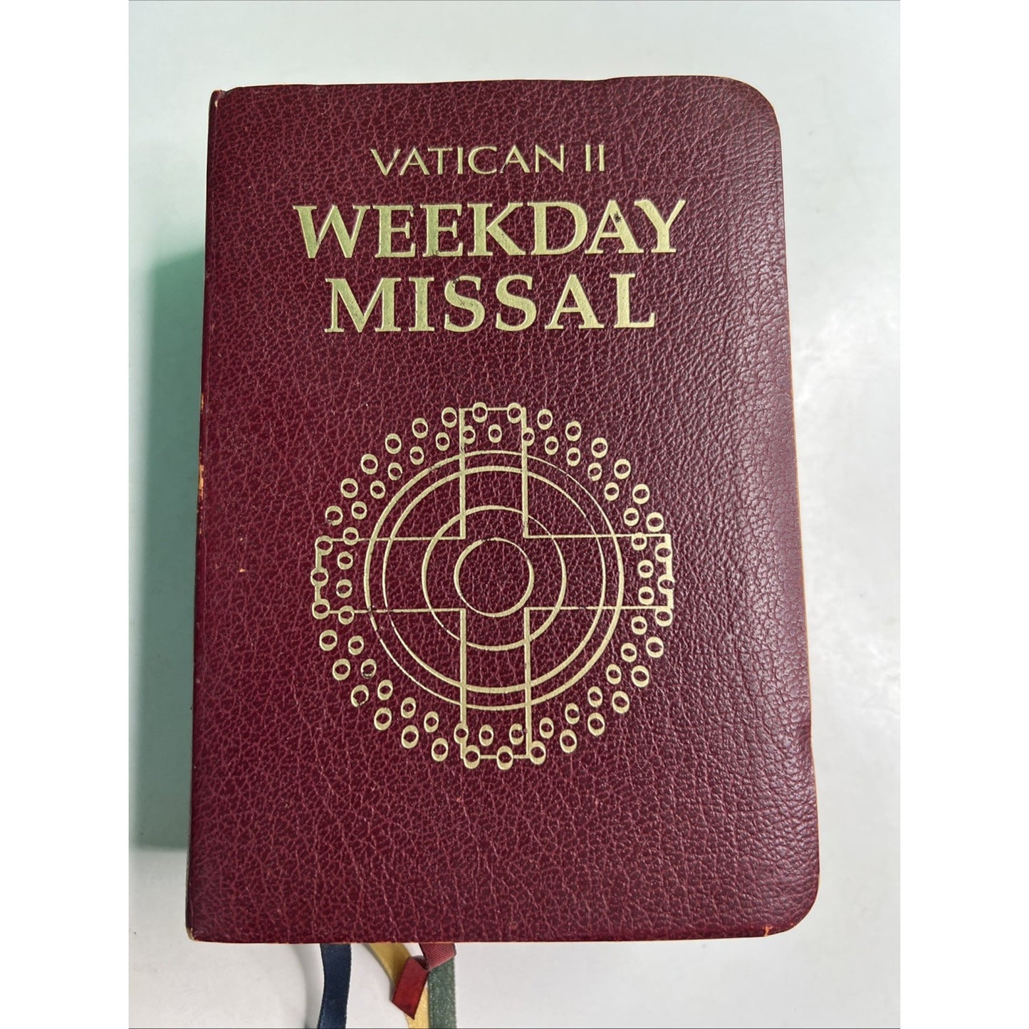 Vatican II Weekday Missal Burgundy Leather Very Good!