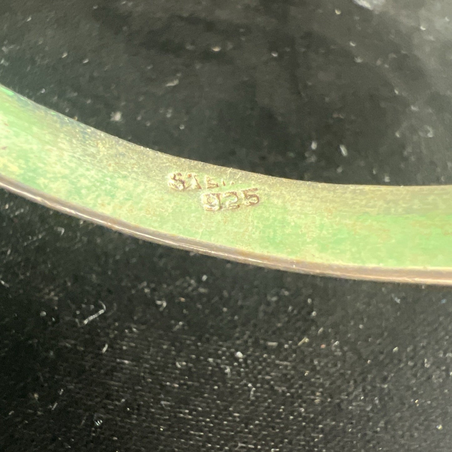 Vintage Mexico Sterling 925 Bangle Bracelet 21 Grams Solid