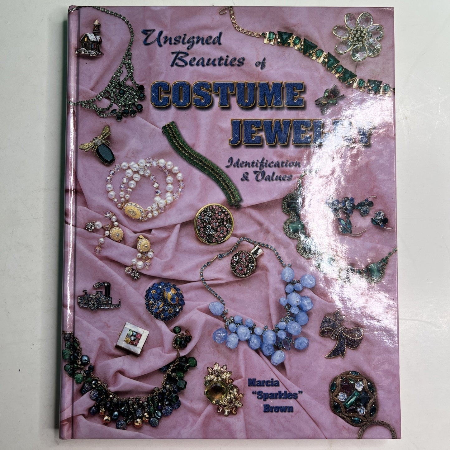 Unsigned Beauties of Costume Jewelry Marcia Sparkles Brown 2000 HC Illustrated