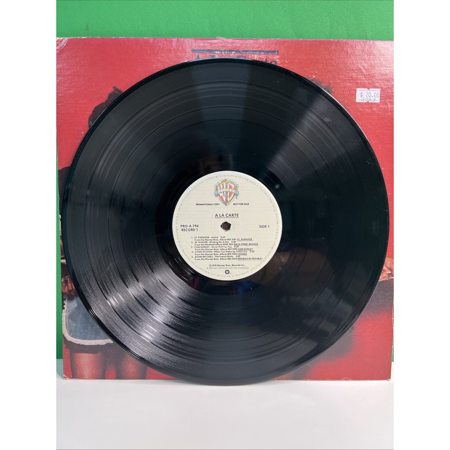 A La Carte 1979 Warner PROMO 2 LP B-52's Robert Palmer Mavis Staples GATEFOLD