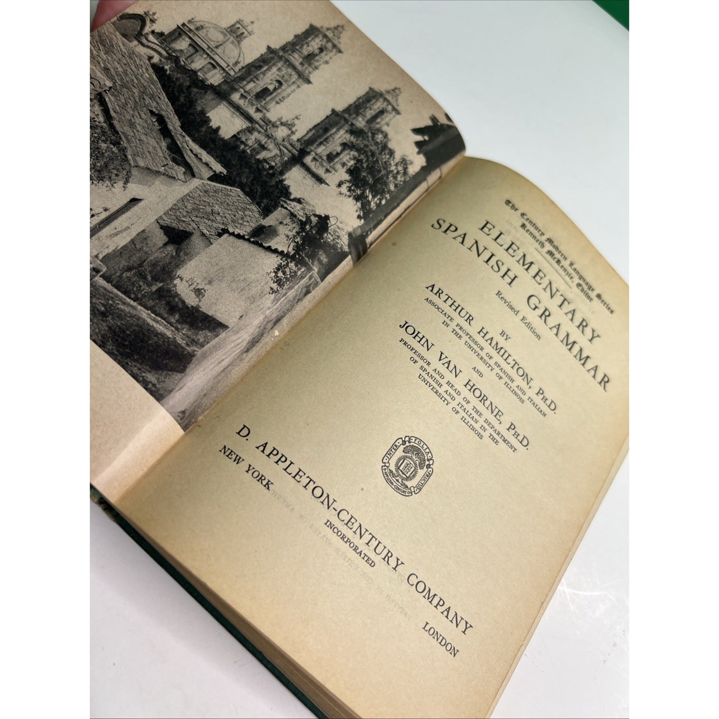Elementary Spanish Grammar By Hamilton & Horne 1924/1942 Revised Edition HC