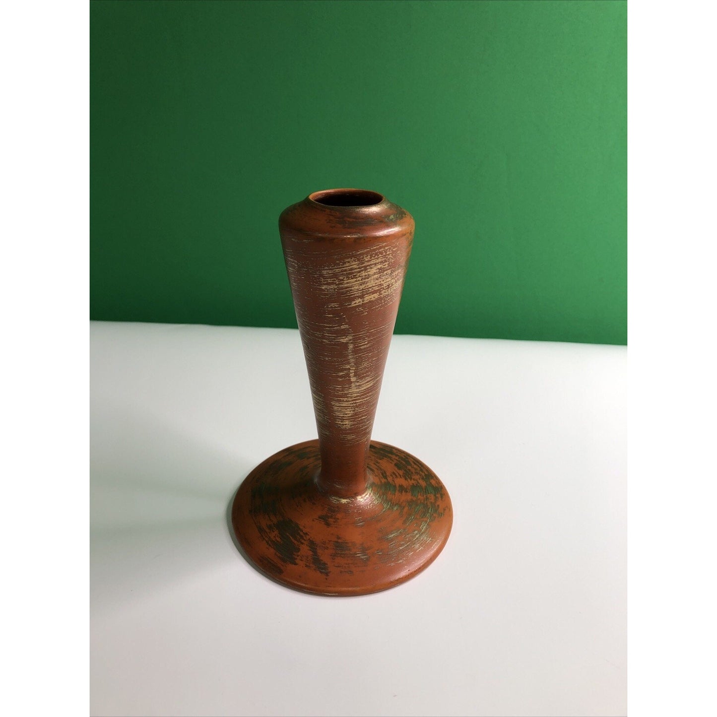 MCM Freeman McFarlin Originals POTTERY VASE Orange Gold El Monte California