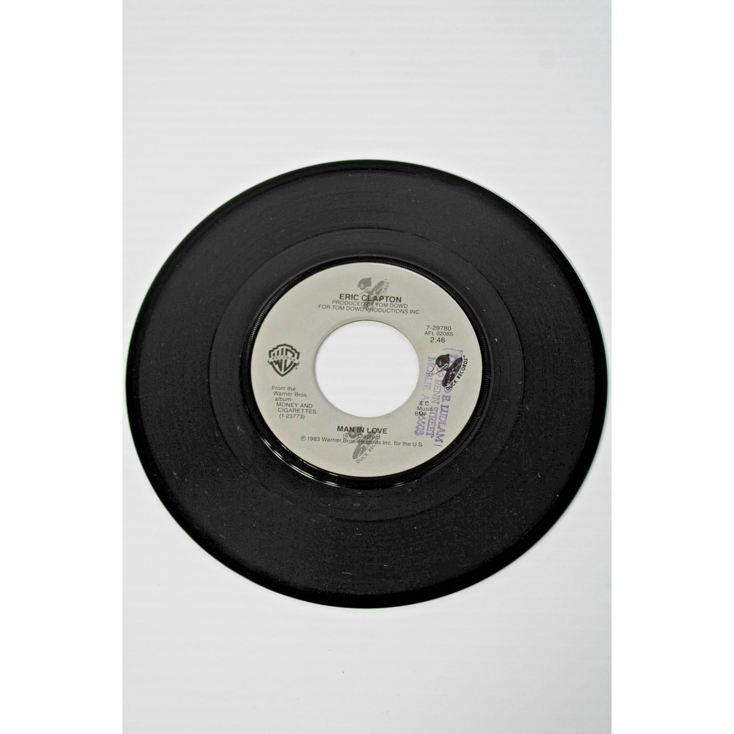 Eric Clapton- 7" 45 RPM Single- I've Got A Rock N Roll Heart, Man In Love, VG+
