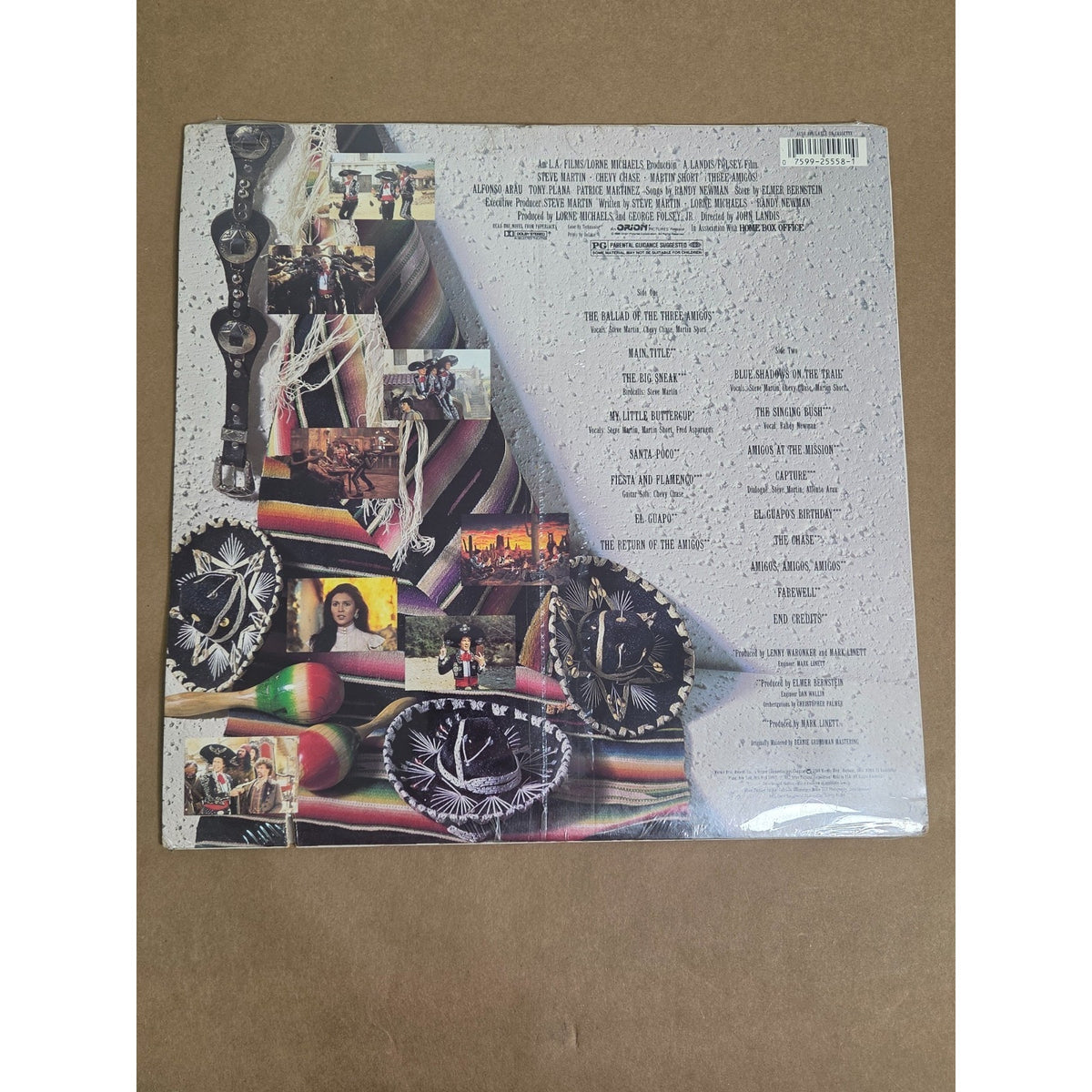 SEALED NOS 1987 Three Amigos Soundtrack Vinyl LP Original Pressing Randy Newman