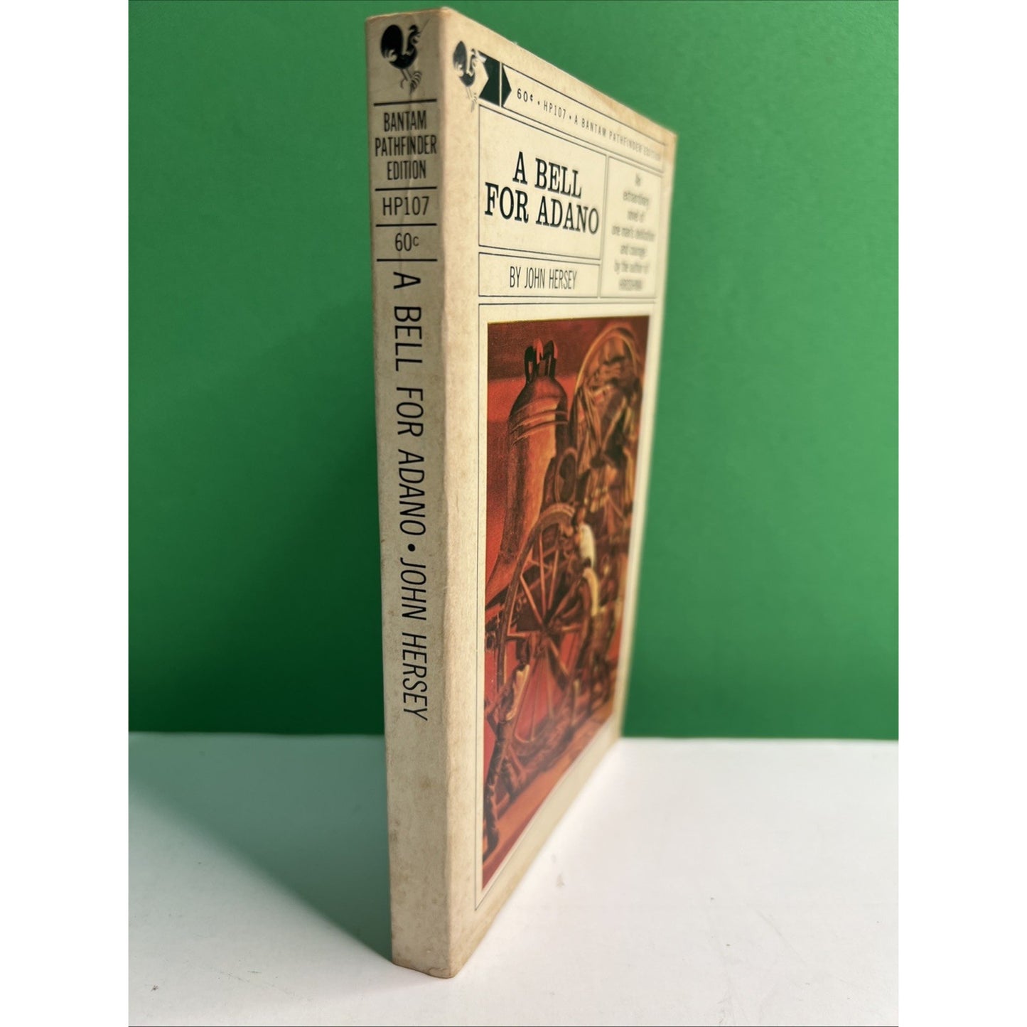1965 PB A BELL FOR ADANO by John Hersey World War II Novel About Italian Town