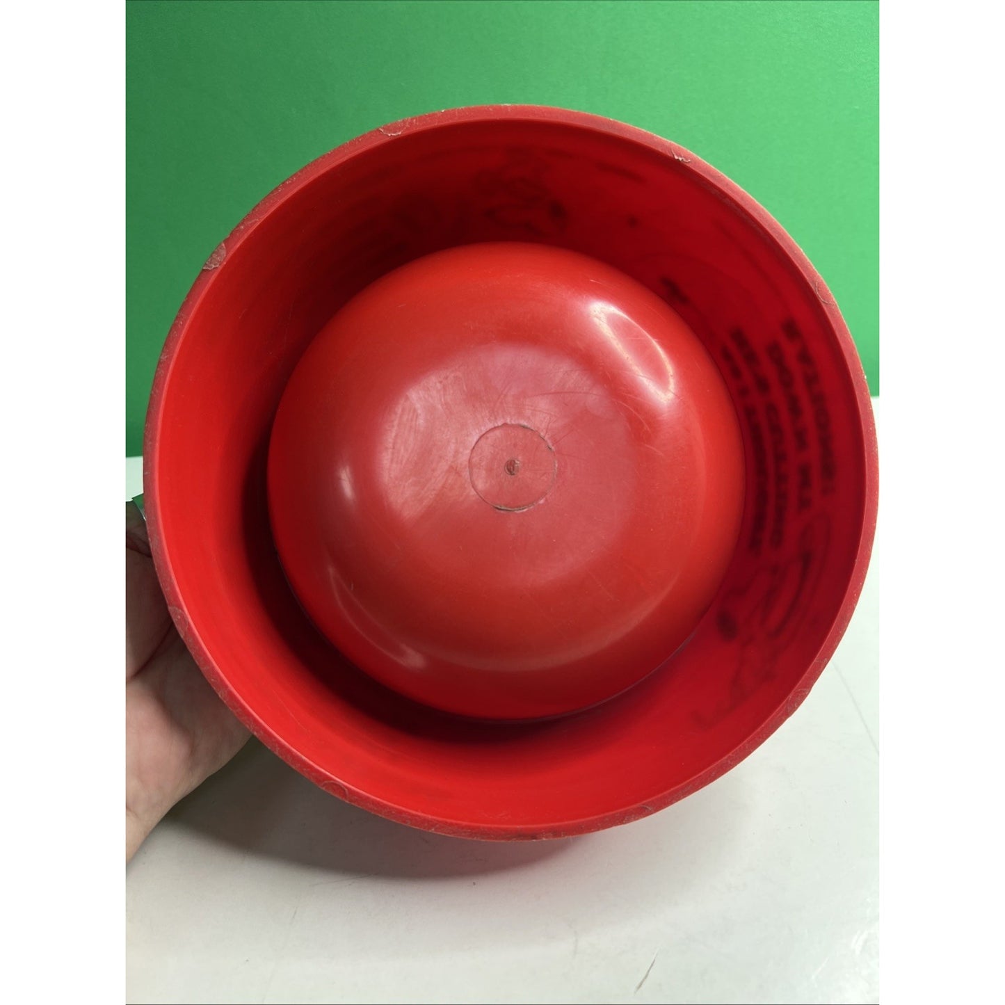 Vintage 1970's Peanuts Snoopy’s Suppertime Dog Dish Red UFS Charles Schulz