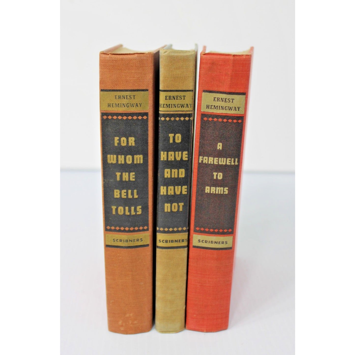 3 Volume Set- Ernest Hemingway- Farewell to Arms, To Have and Have Not, For Whom