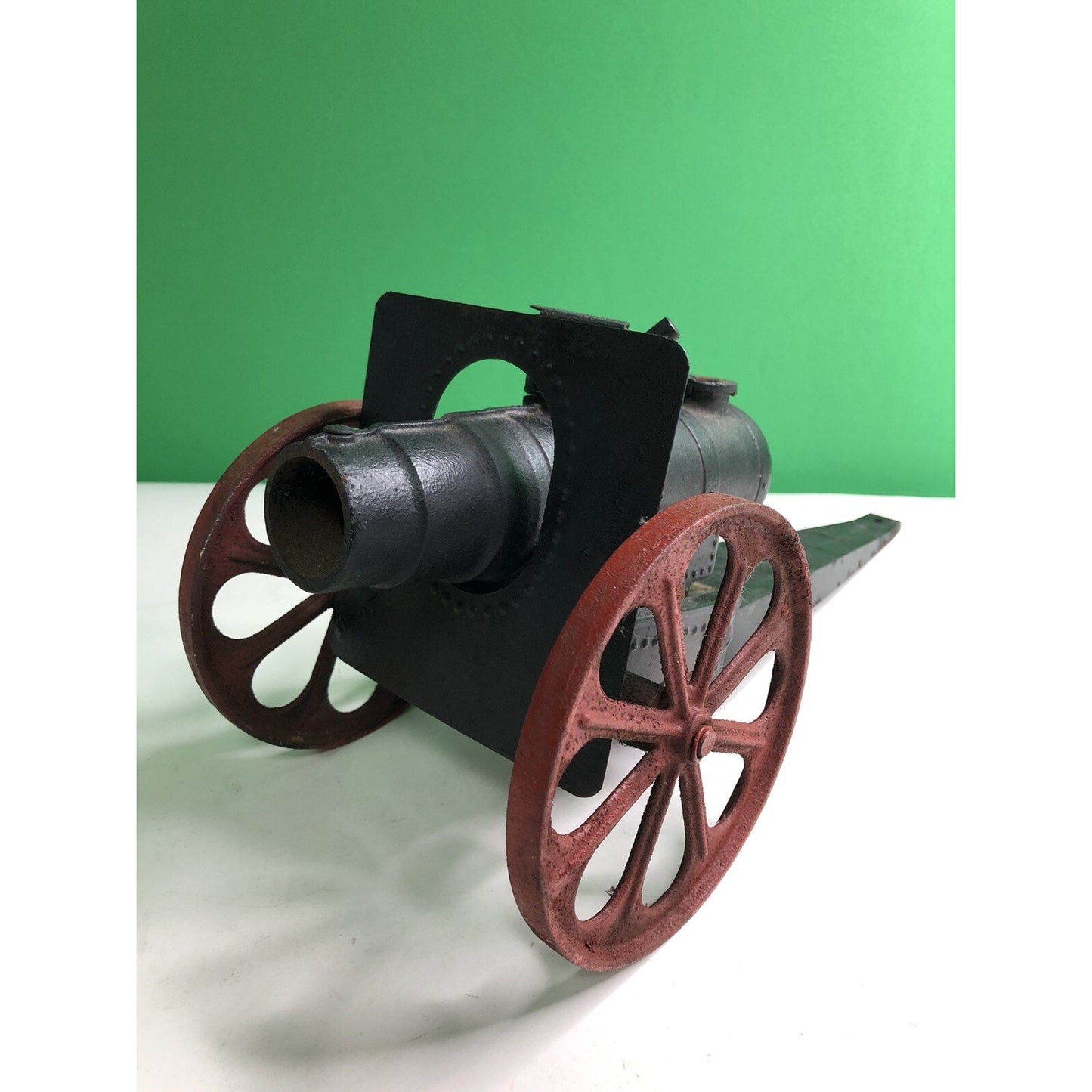 THE CONESTOGA COMPANY BIG-BANG CANNON 15FC MAJOR FIELD Cast Iron Sheet Metal Toy