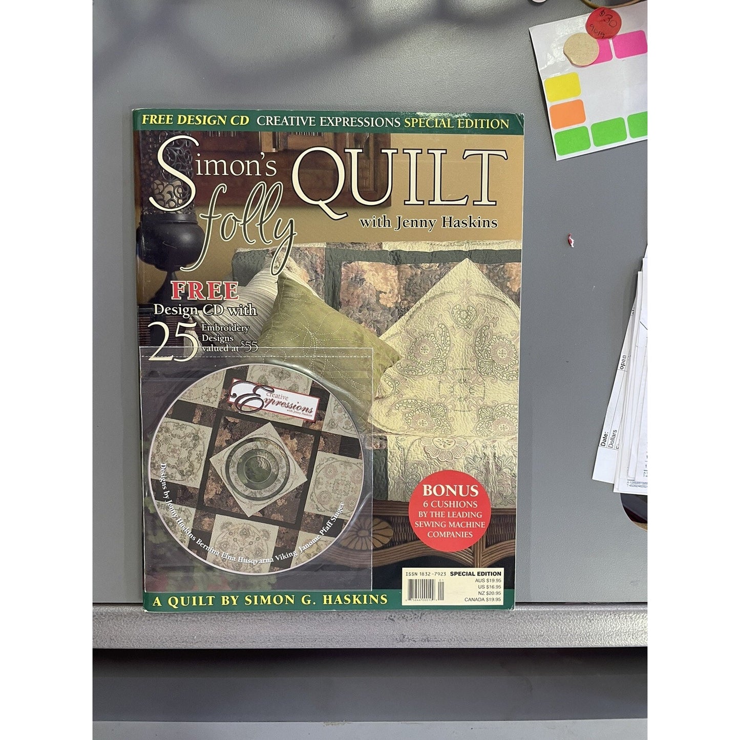 NEW JENNY HASKINS SIMON'S FOLLY SPECIAL EDITION W/Pattern Sheet & CD - OOP