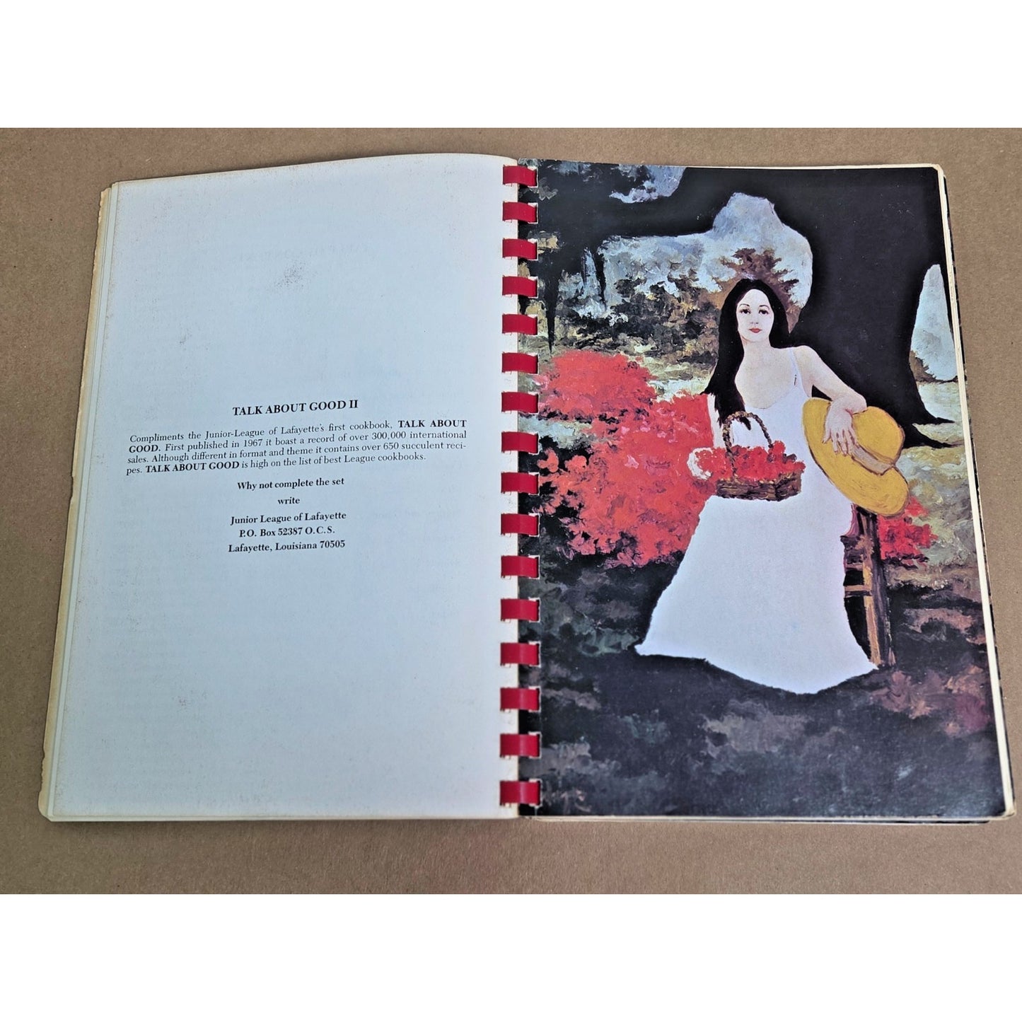 Vintage 1979 Talk About Good II Cookbook - LA 1st Edition - George Rodrigue Art