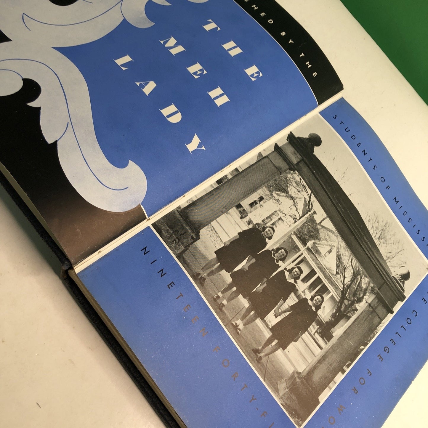 1945 MEH LADY YEARBOOK Mississippi State College For Women MSCW Columbus MS