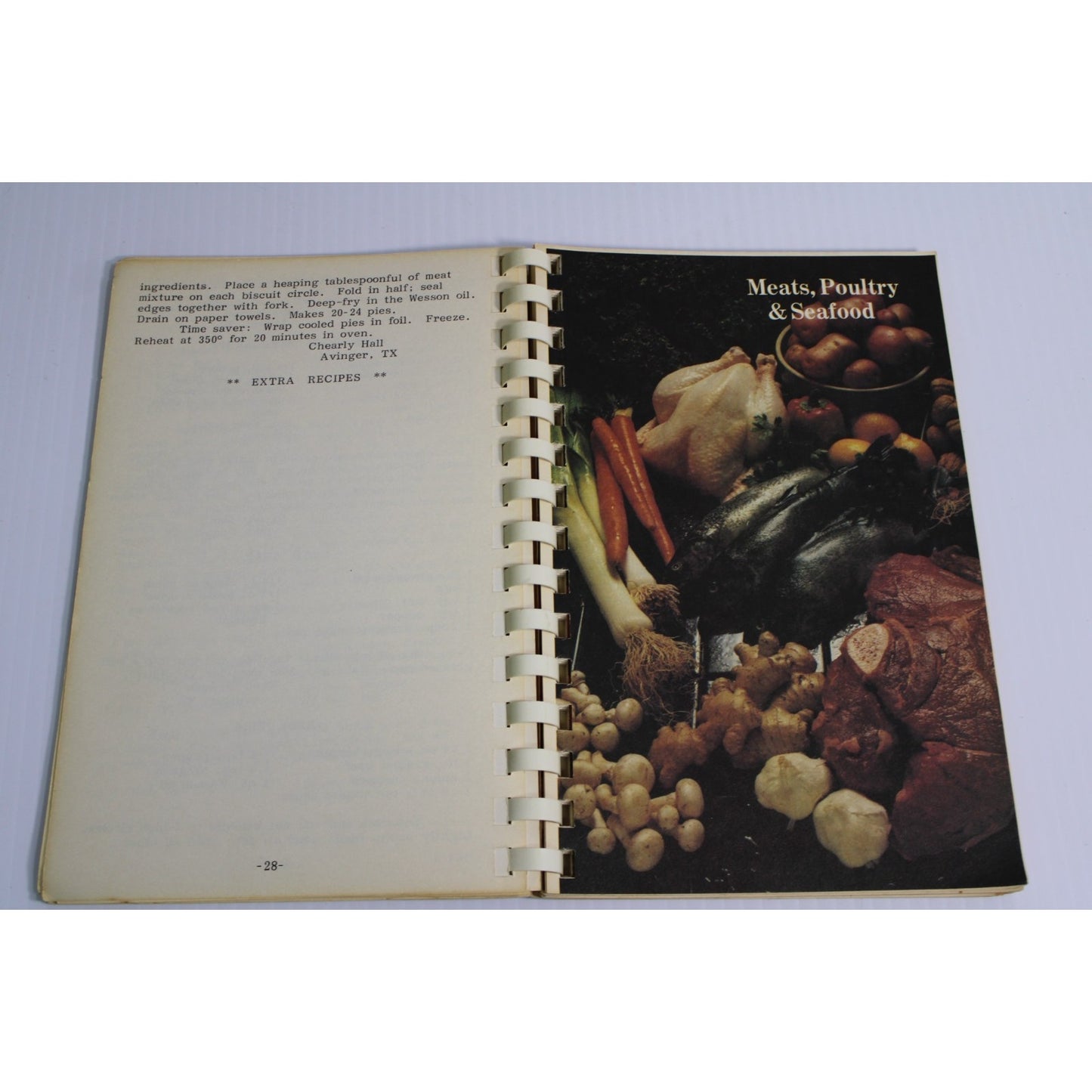 Vintage Avinger Wild Flower Trails Cookbook Cass East Texas Lady Bird Johnson TX