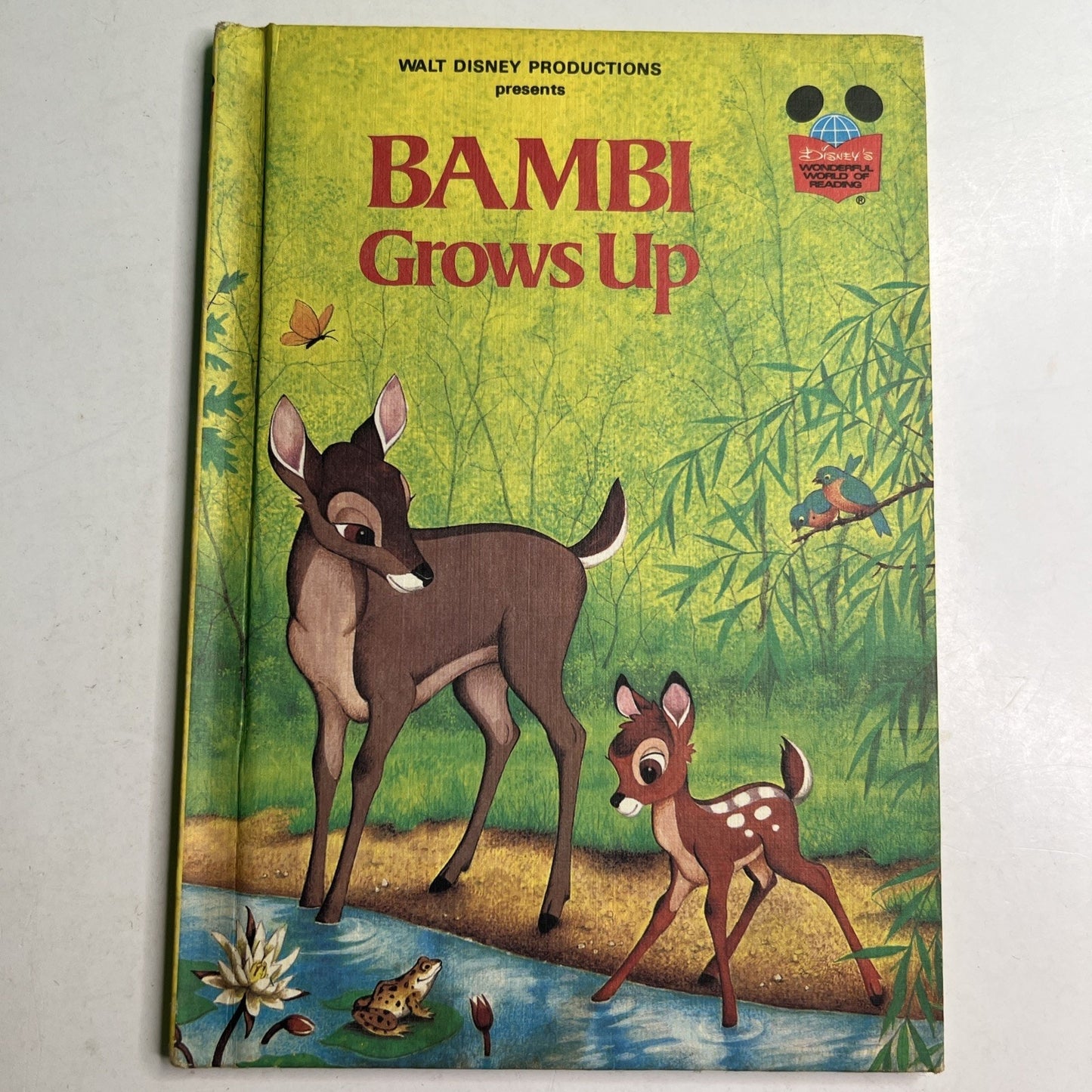 1979 Walt Disney's Wonderful World Of Reading BAMBI GROWS UP HC Children’s Book