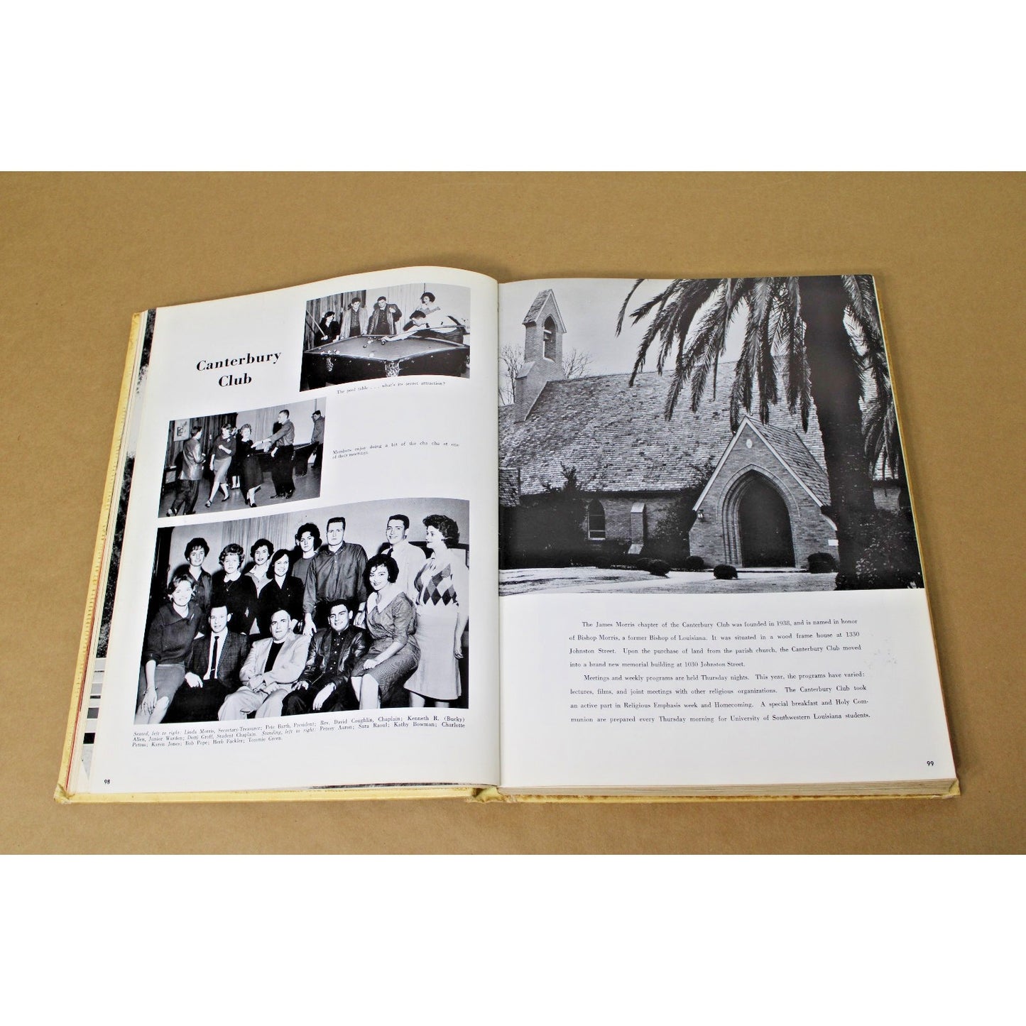 1962 University of Southwestern Louisiana "L'acadien" Vintage Yearbook