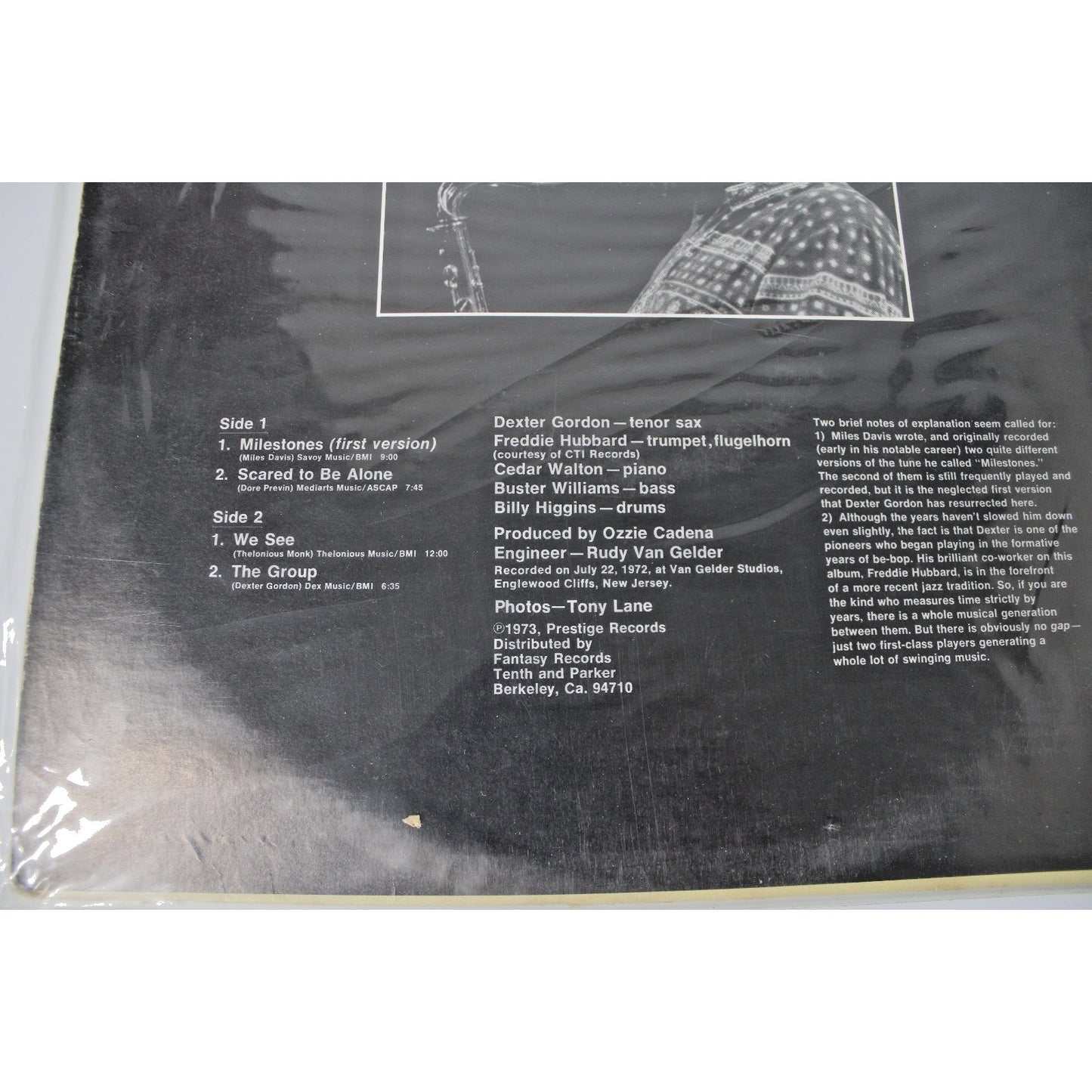 1973 Dexter Gordon- Generation, F.Hubbard C.Walton B.Williams B.Higgins Prestige