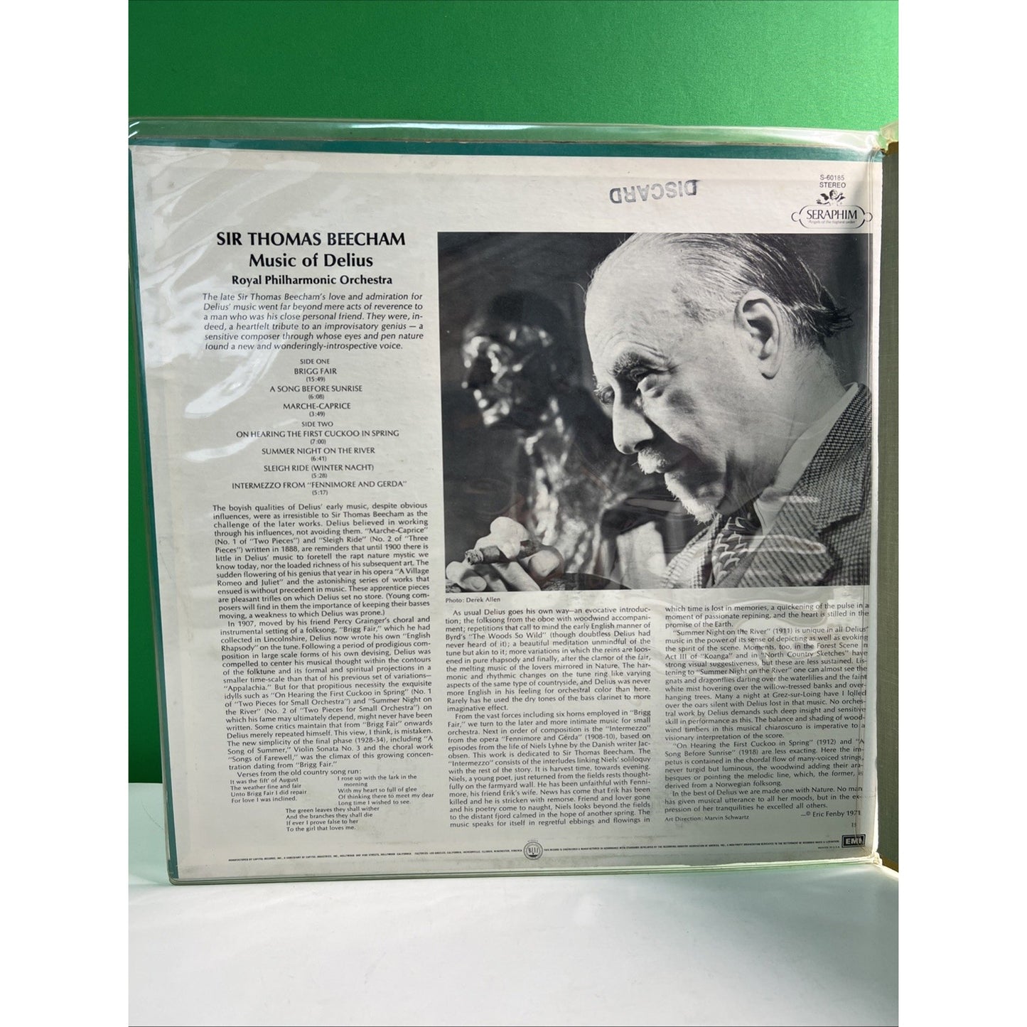 Frederick Delius Sir Thomas Beecham Royal Philharmonic Orchestra Music Of Delius