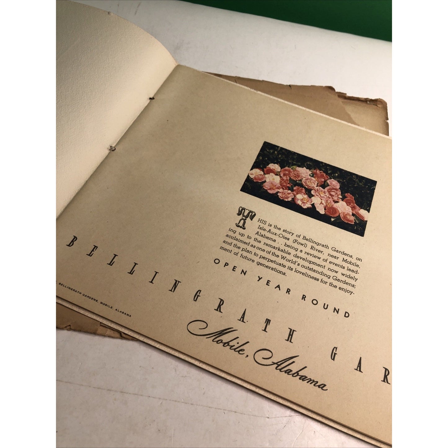 Bellingrath Gardens Mobile Alabama 1942 Fowl River AL Advertising History