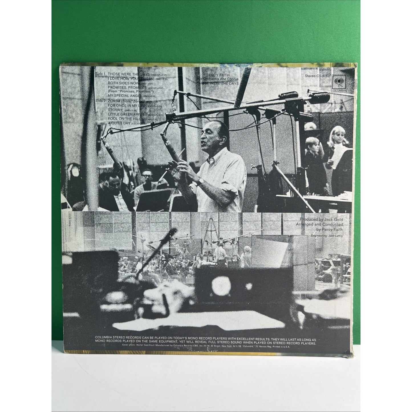 PERCY FAITH & His Orchestra THOSE WERE THE DAYS LP Record