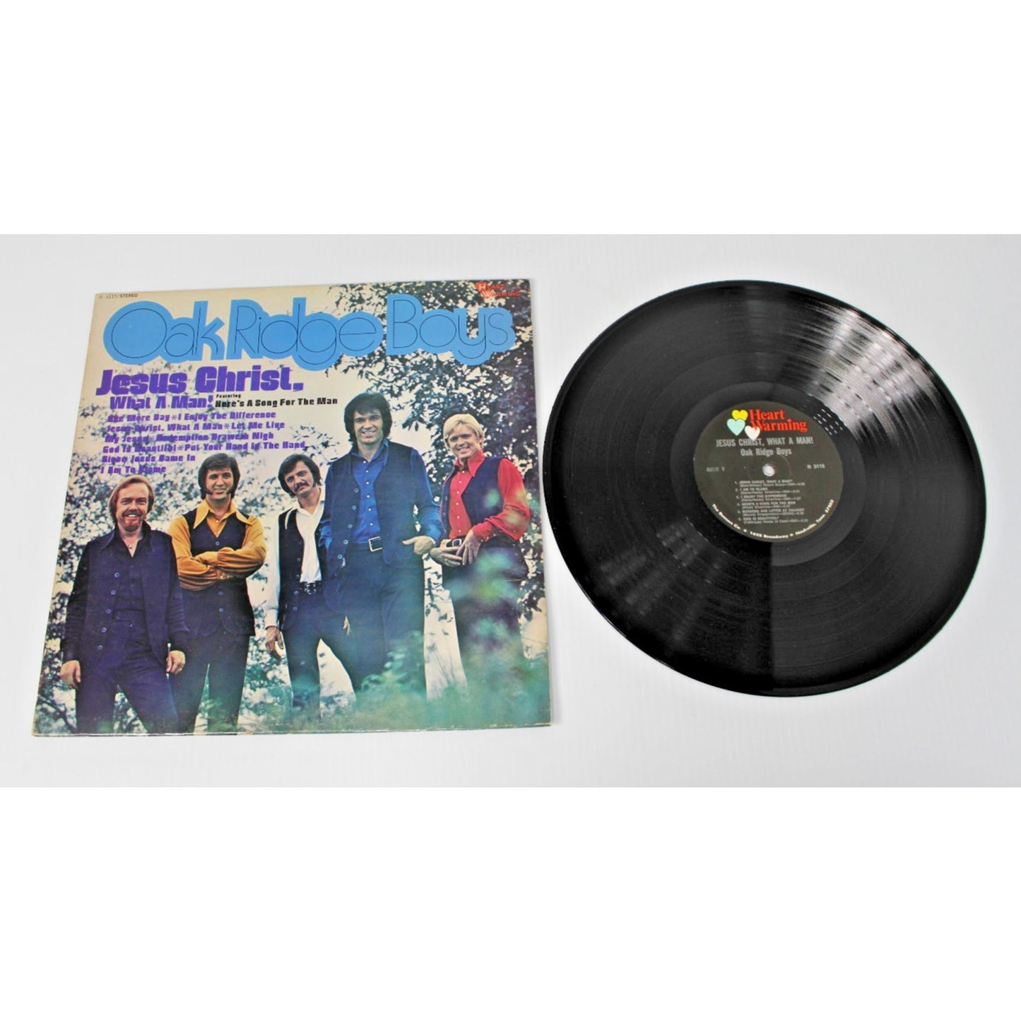 2 Oak Ridge Boys Albums: I Know & Jesus Christ, What A Man! Gospel/ Christian NM