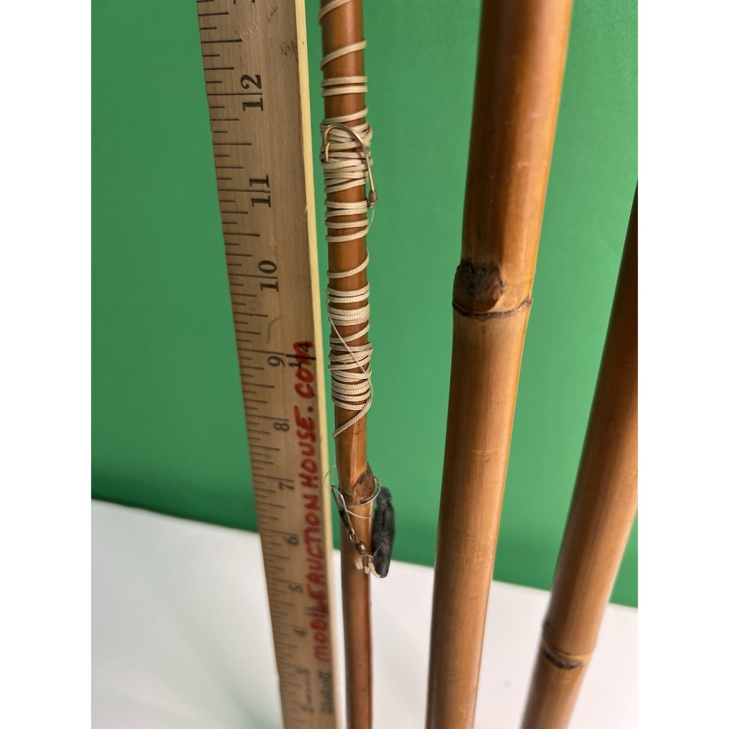 Vintage Heddon 12’ Bamboo Fishing Rod Pole Original Packaging