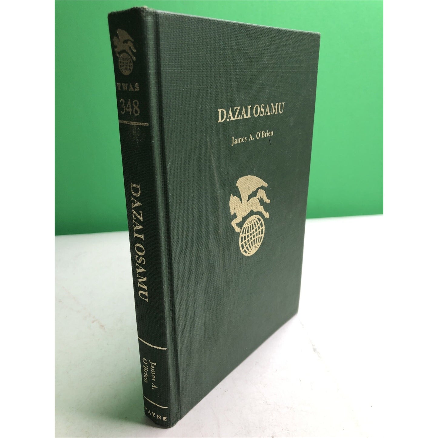 DAZAI OSAMU by James A. O'Brien 1975 #348 TWAS Twayne World Author Series Japan