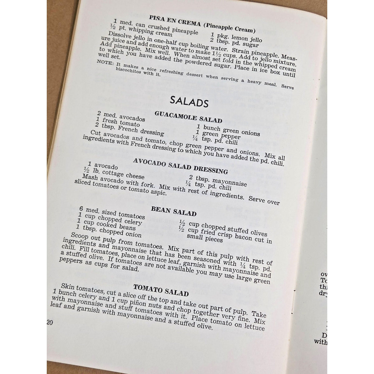 Vintage 1963 New Mexico Dishes Cookbook Margarita C. de Baca Rydal Press