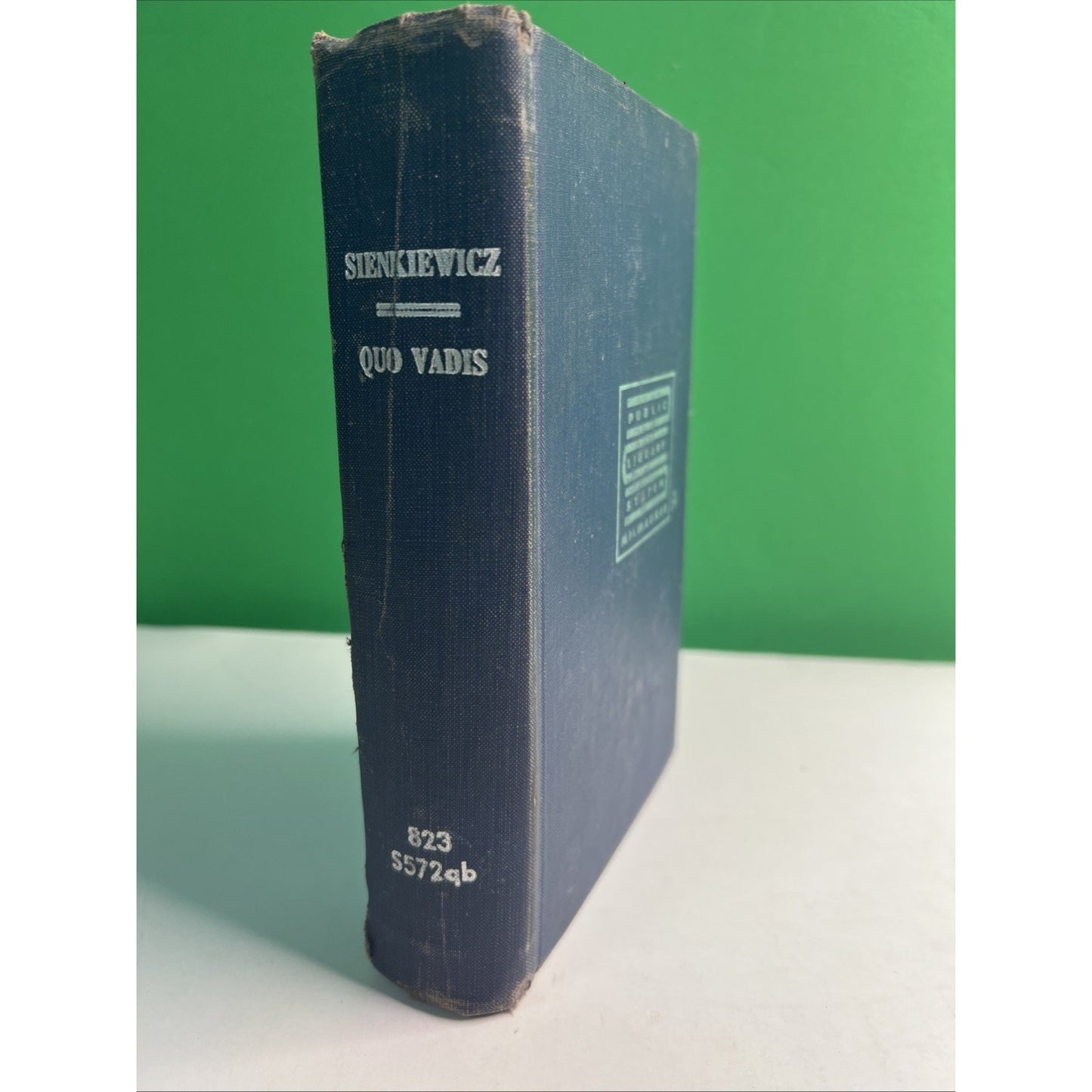 1897 QUO VADIS by Henryk Sienkiewicz HC Illustrated Ex Library Binding