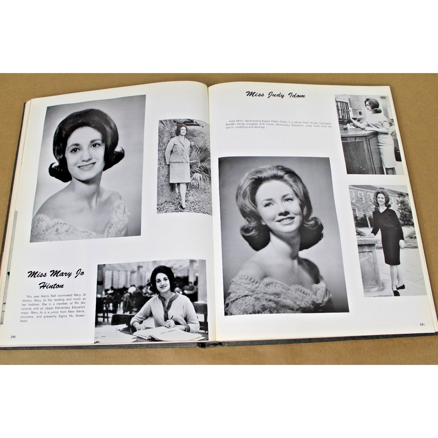 1964 University of Southwestern Louisiana "L'acadien" Vintage Yearbook