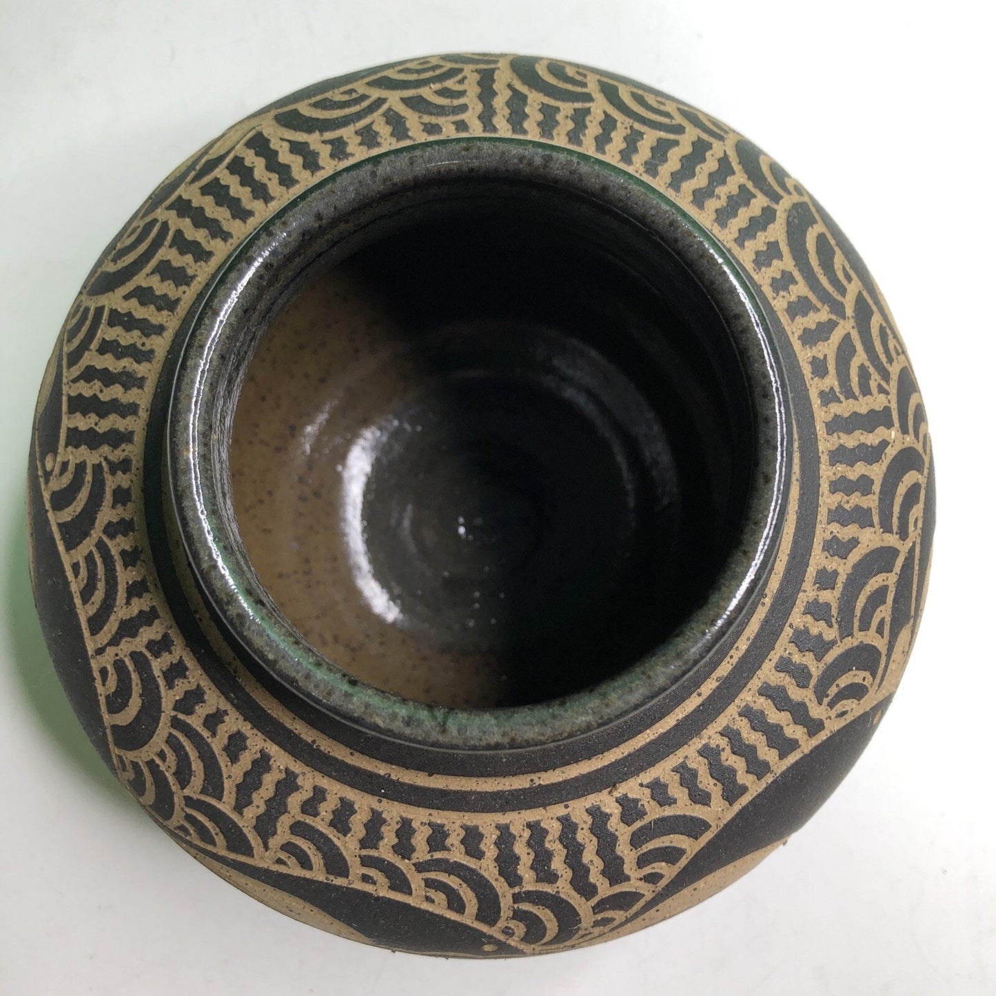 1985 CHARLES SMITH Art Pottery Vase Planter African American- Mobile, Alabama