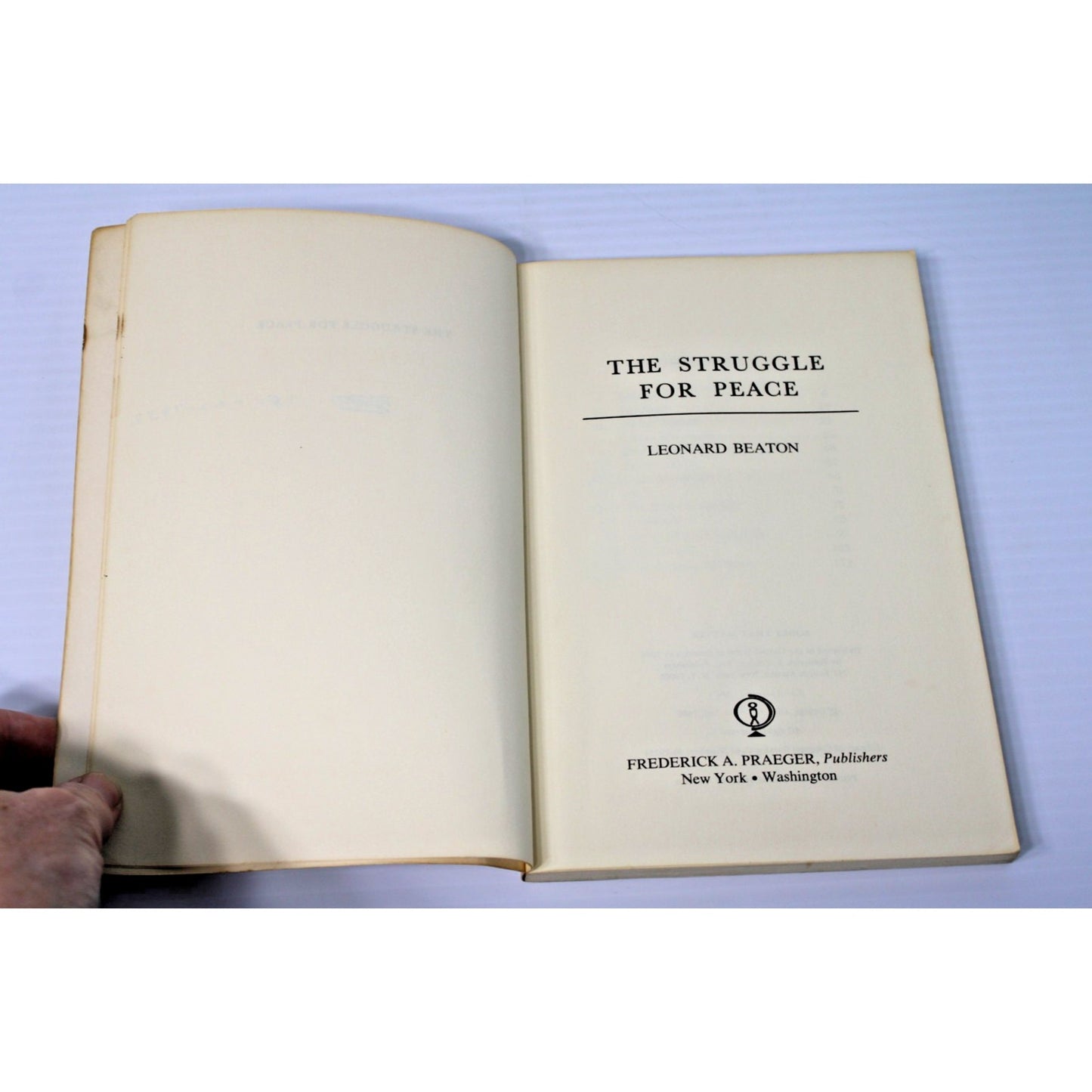 The Struggle For Peace- Leonard Beaton, 1966- ABC/ National Educational TV Doc.