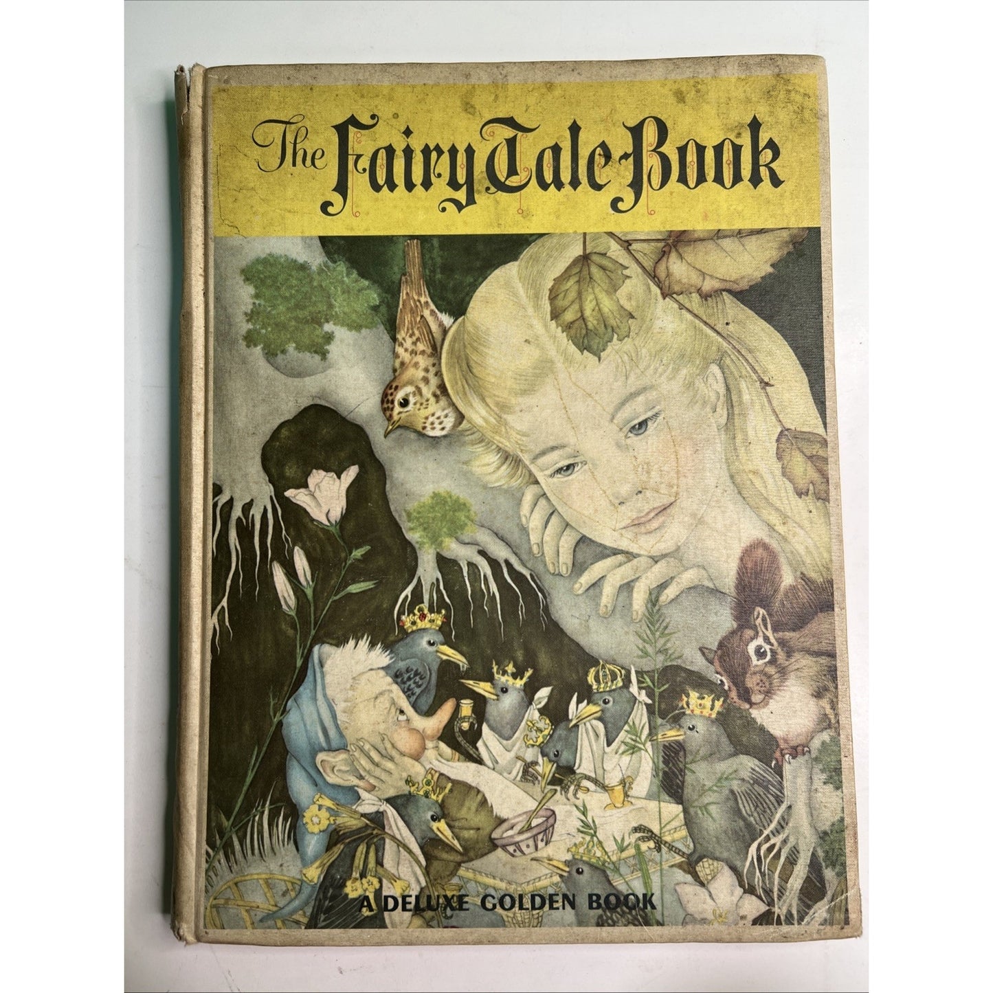The Fairy Tale Book Marie Ponsot Deluxe Golden Book 1966 HC Illustrated