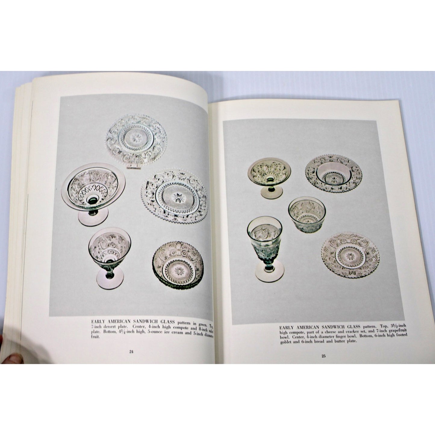 The Book of Duncan Glass- Frances Bones, 1973, Identification Guide, Color Pics