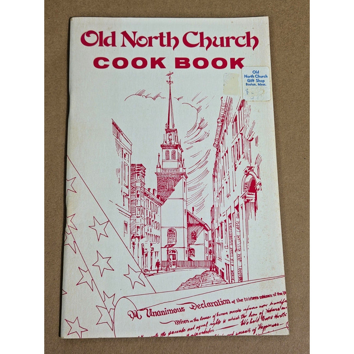 Vintage Old North Church Boston Cook Book | New England Recipes Dorothy Larson