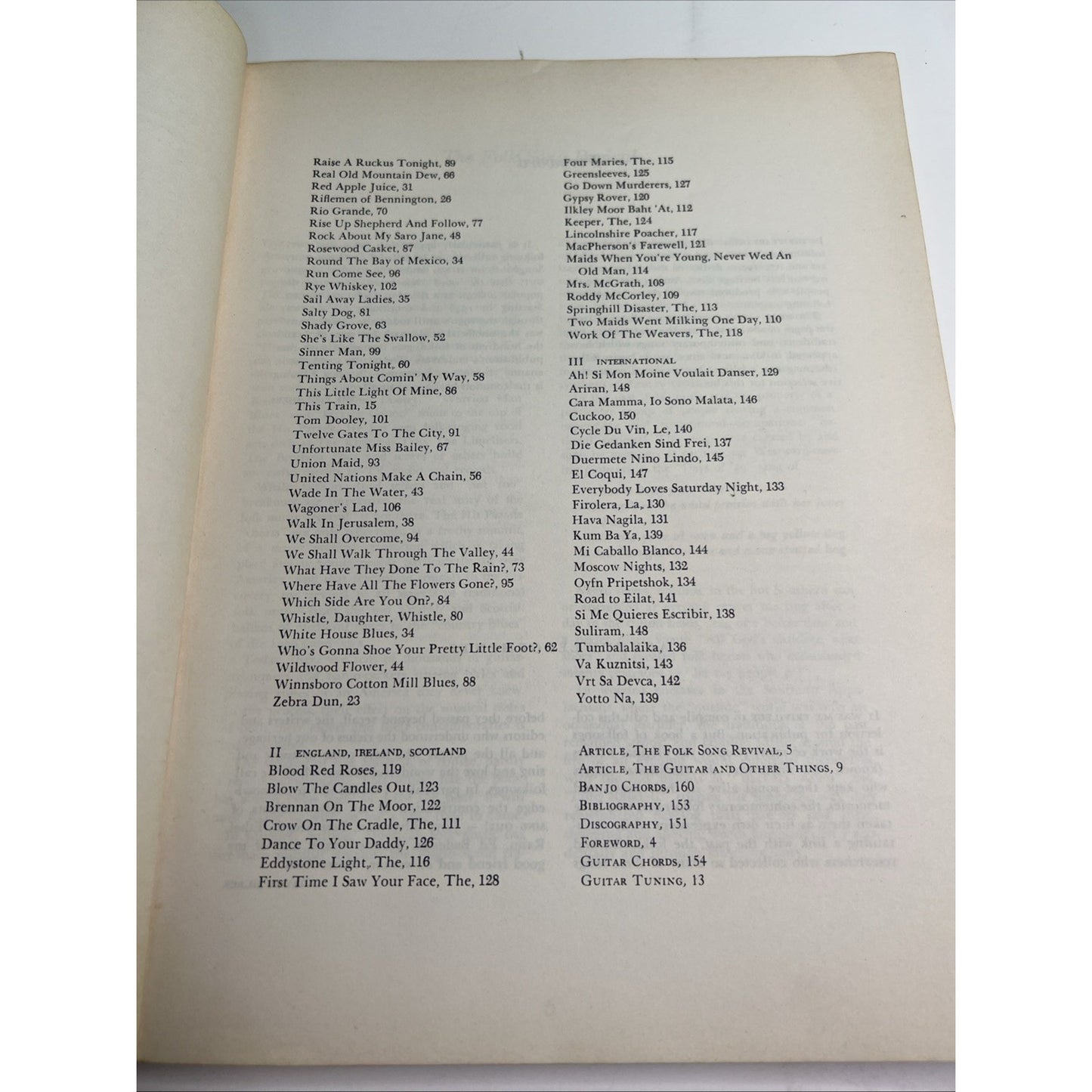 Hootenanny Song Book 1963 Volume 44 Music For Millions Series