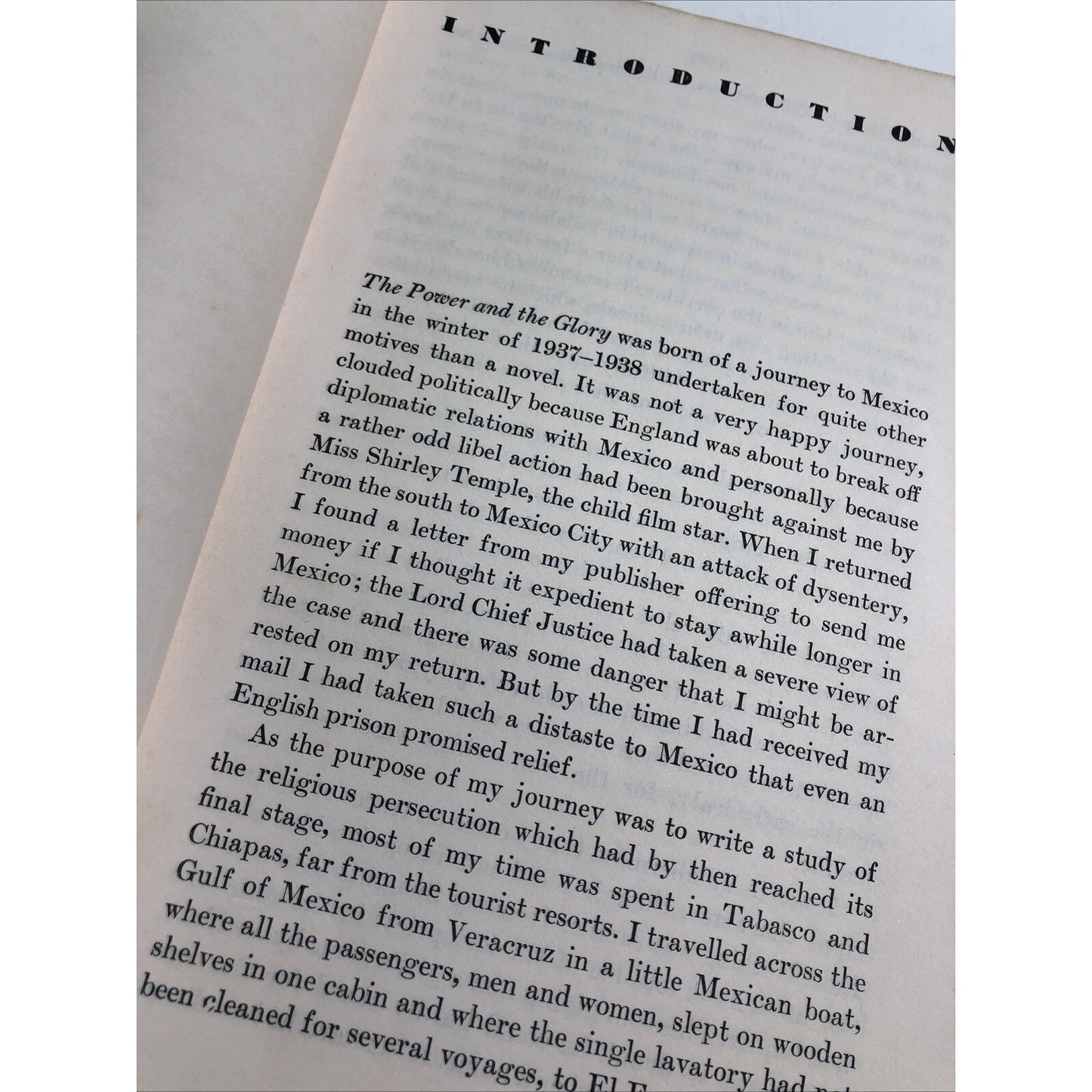 The Power and the Glory by Graham Greene 1963 Paperback Novel