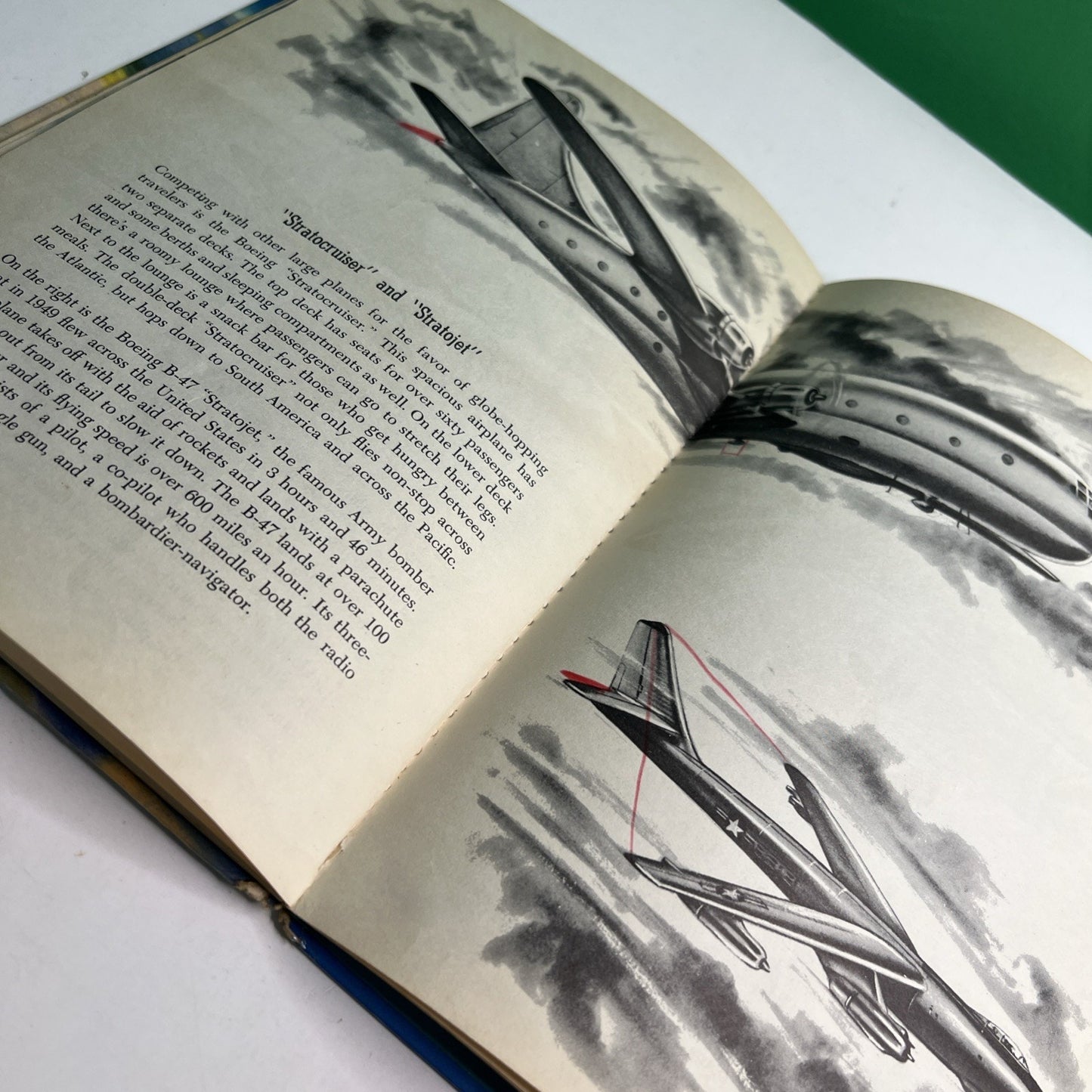 A Child's Book of Planes Tom Sinnickson 1951 Illustrated Children's DAMAGED
