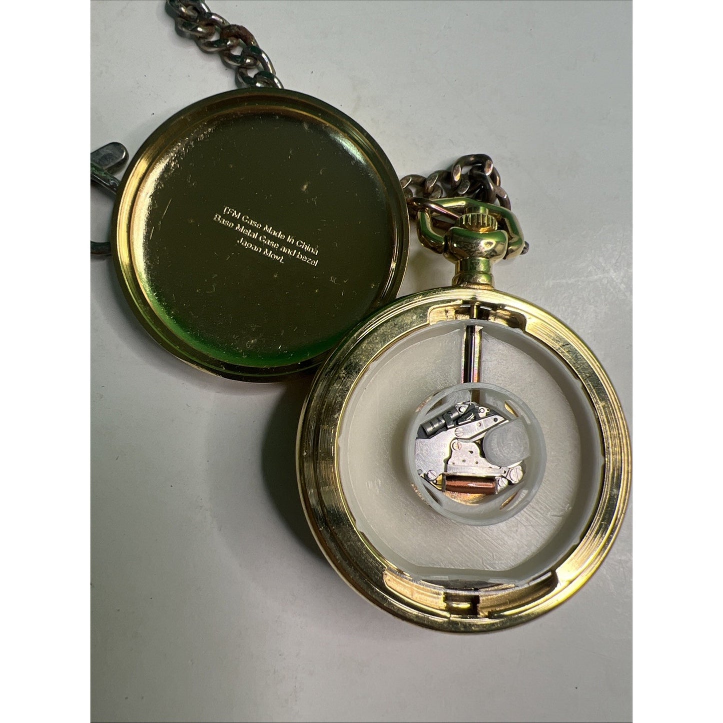 John Deere Pocket Watch Model B Franklin Mint With Case