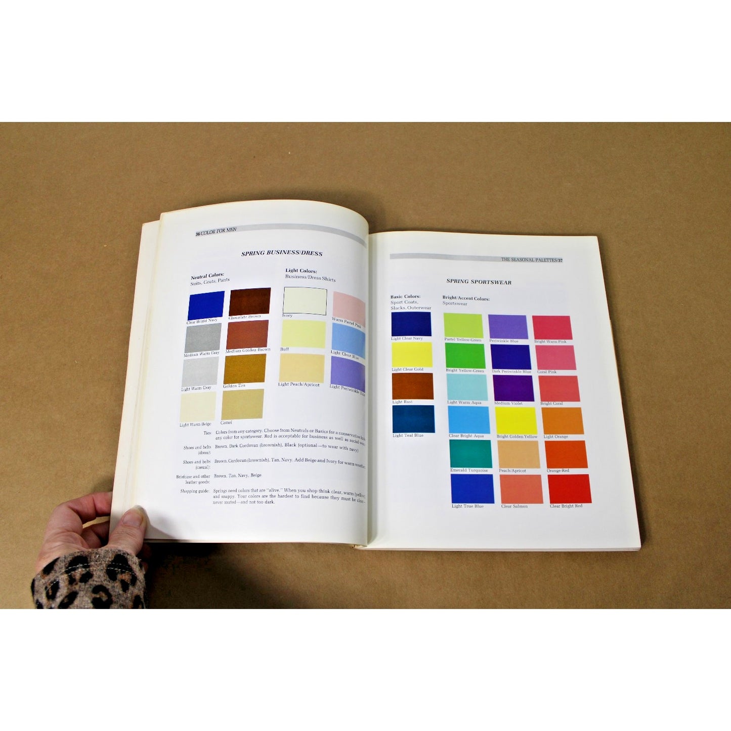 VTG 1984 Color for Men, Carole Jackson, Ballantine, Fashion Guide, Grooming Tips