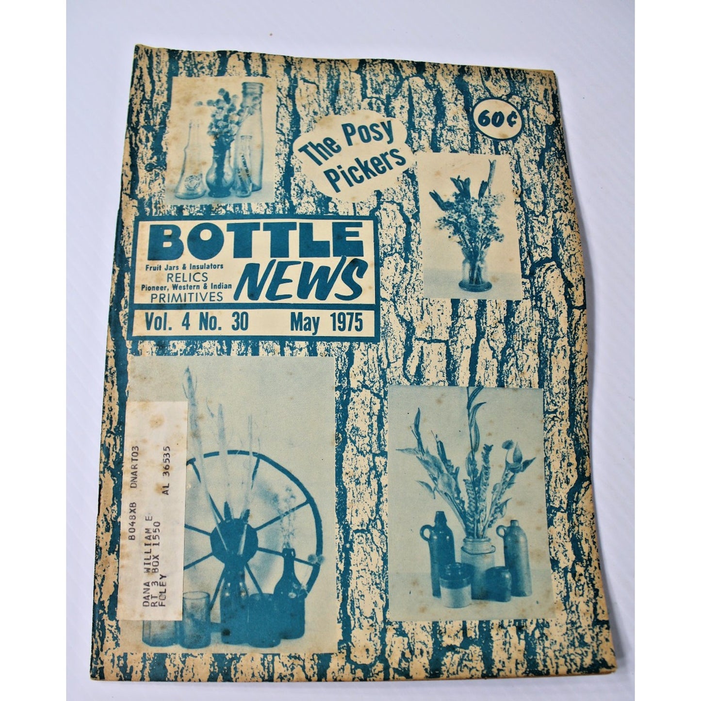 10 Issues 1975 "Bottle News" Fruit Jars, Insulators, Western & Indian Primatives