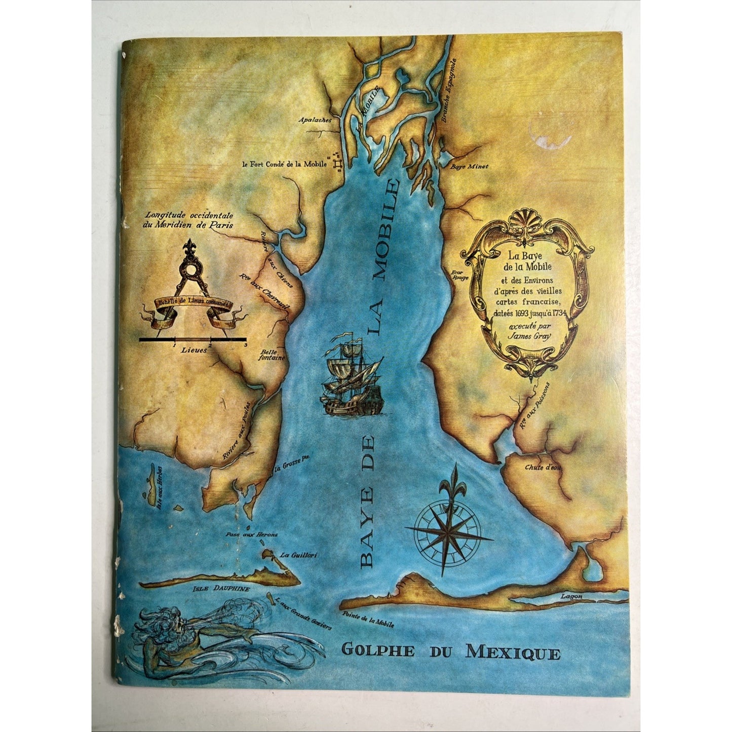 1961 Official Program of the 250th Anniversary Celebration of Mobile Alabama