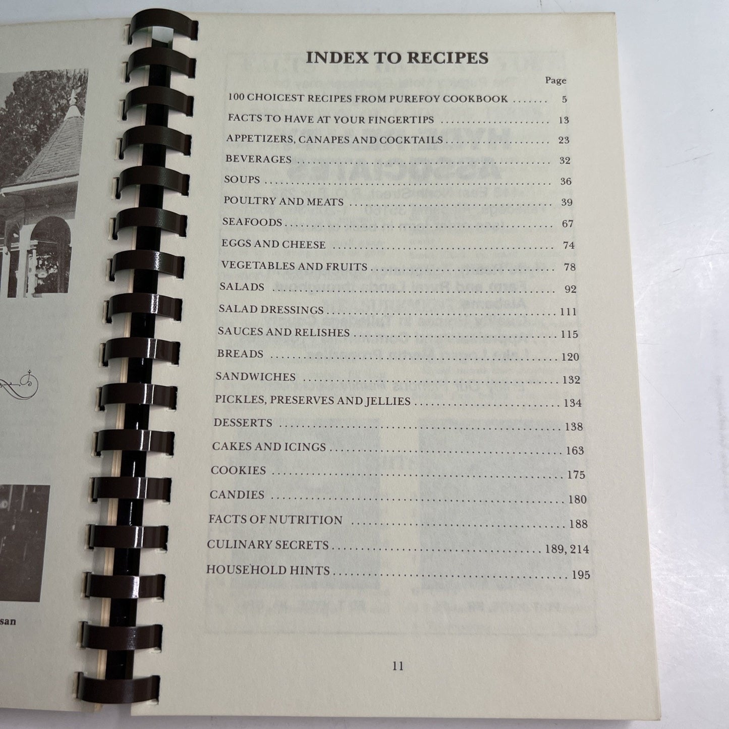 Purefoy Hotel Cook Book Talladega, Alabama Real Southern Cooking Recipes