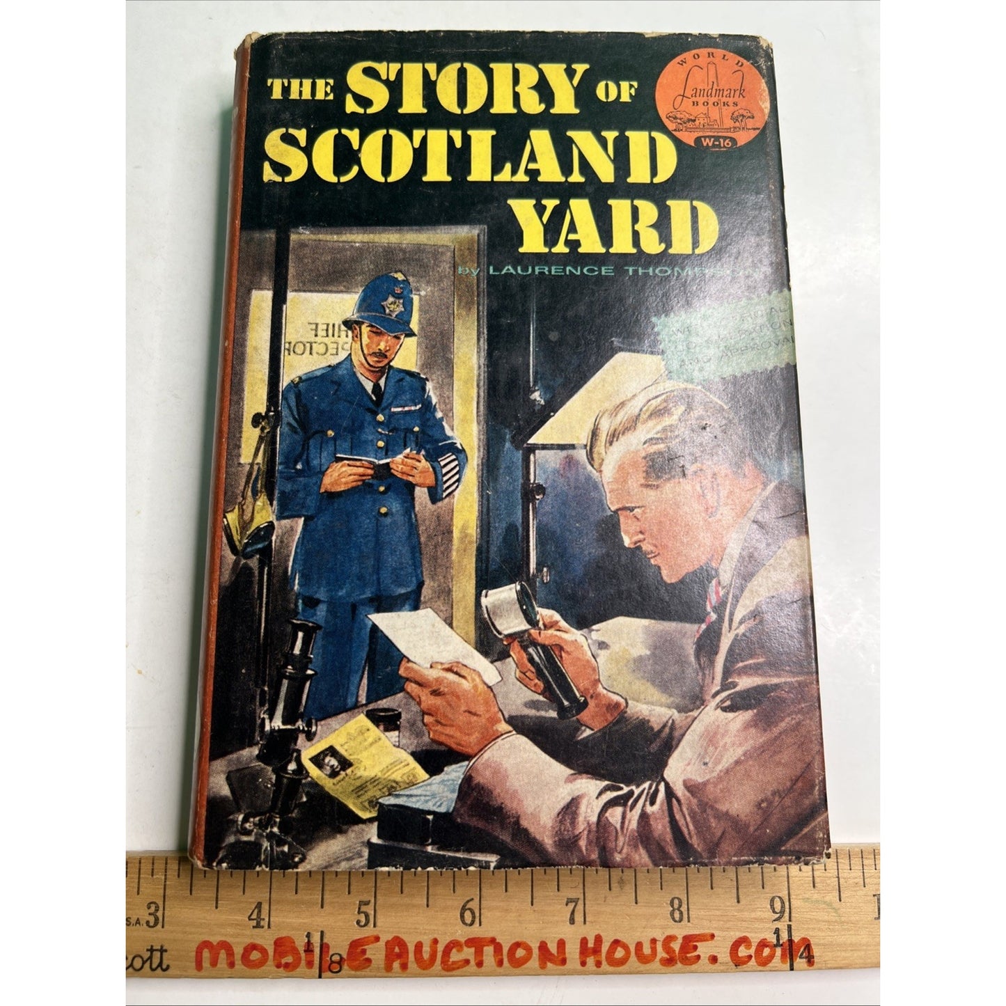 The Story of Scotland Yard by Laurence Thompson HC DJ Landmark W-16 Illustrated
