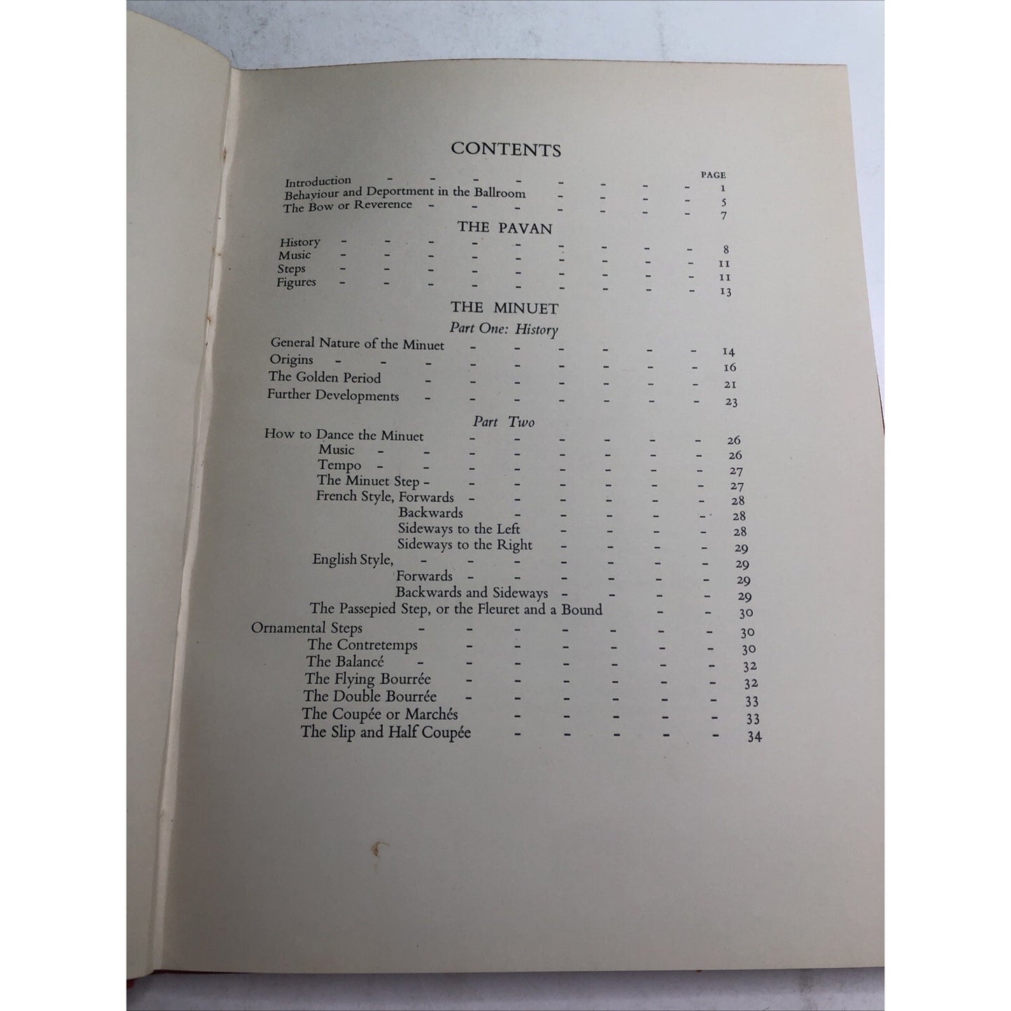 Historical Dances for the Theatre: The Pavan and the Minuet 1950 John Guthrie HC