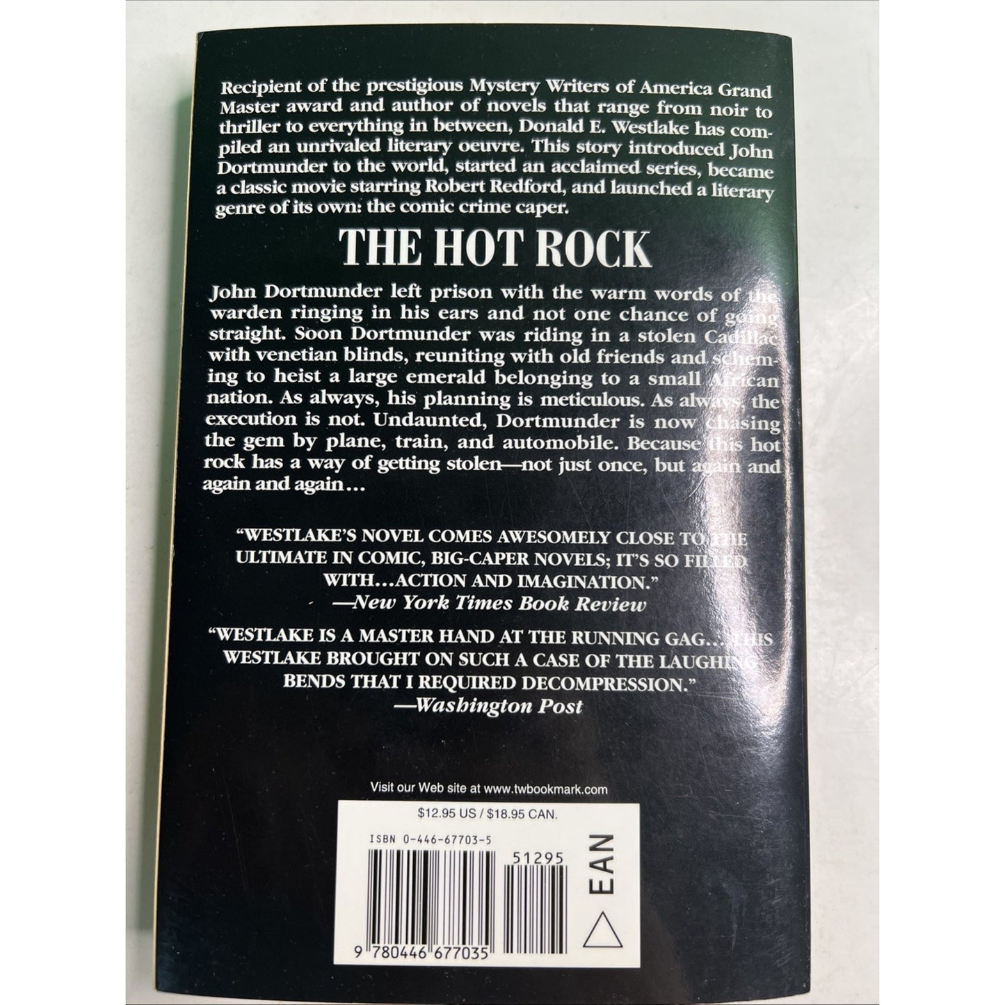 The Hot Rock by Donald E. Westlake 2001 Trade Paperback 1st Dortmunder Novel