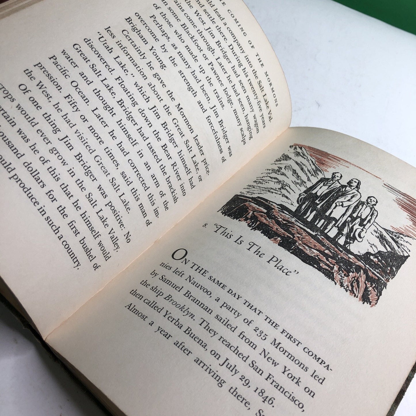Kjelgaard, Jim Stephen J. Voorhies THE COMING OF THE MORMONS 1st Edition 1953 HC