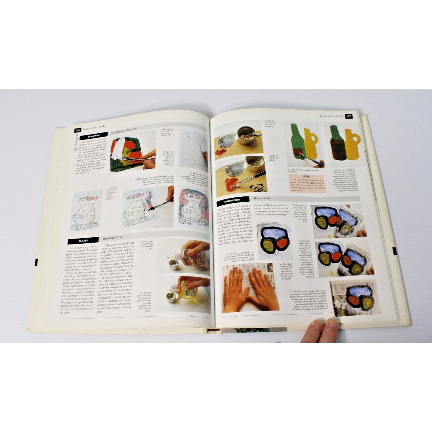 All About Techniques in Oil- Barron's Educational Series, 1997 HC, Oil Painting