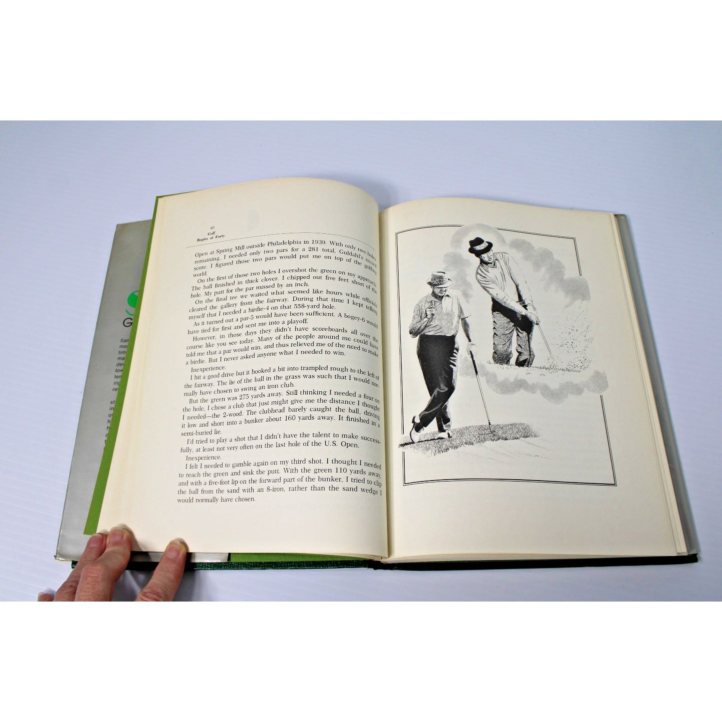 1978 Sam Snead- Golf Begins At Forty Instructional Book First Edition HC/ DJ VG+