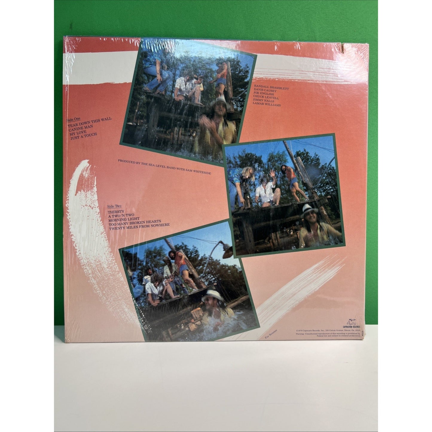 Sea Level Long Walk On A Short Pier Vinyl LP 1979 Capricorn Record Album