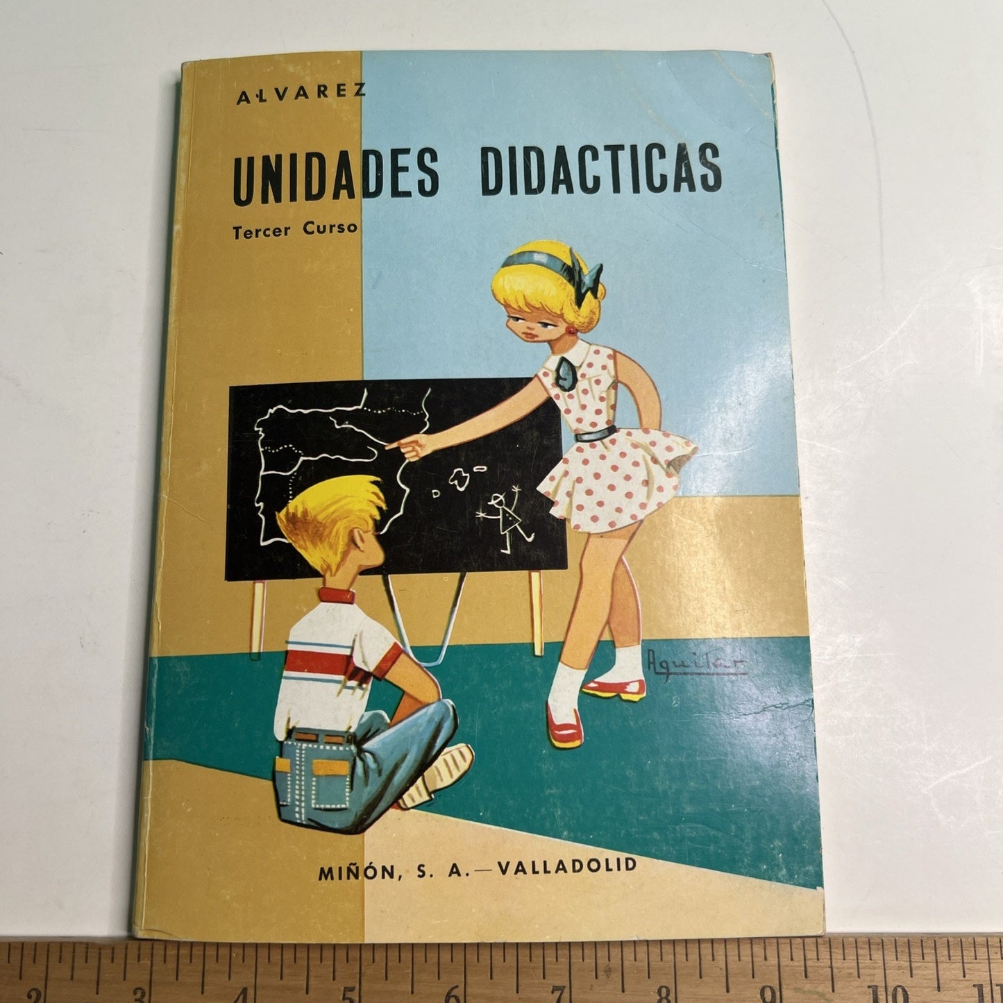 1974 Unidades Didacticas Tercer Curso Spanish Primer By Antonio Alvarez Perez PB