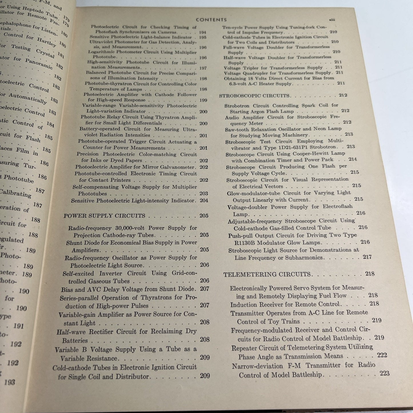 Vintage Handbook of Industrial Electronic Circuits Marcus & Zeluff 1948 1st Ed